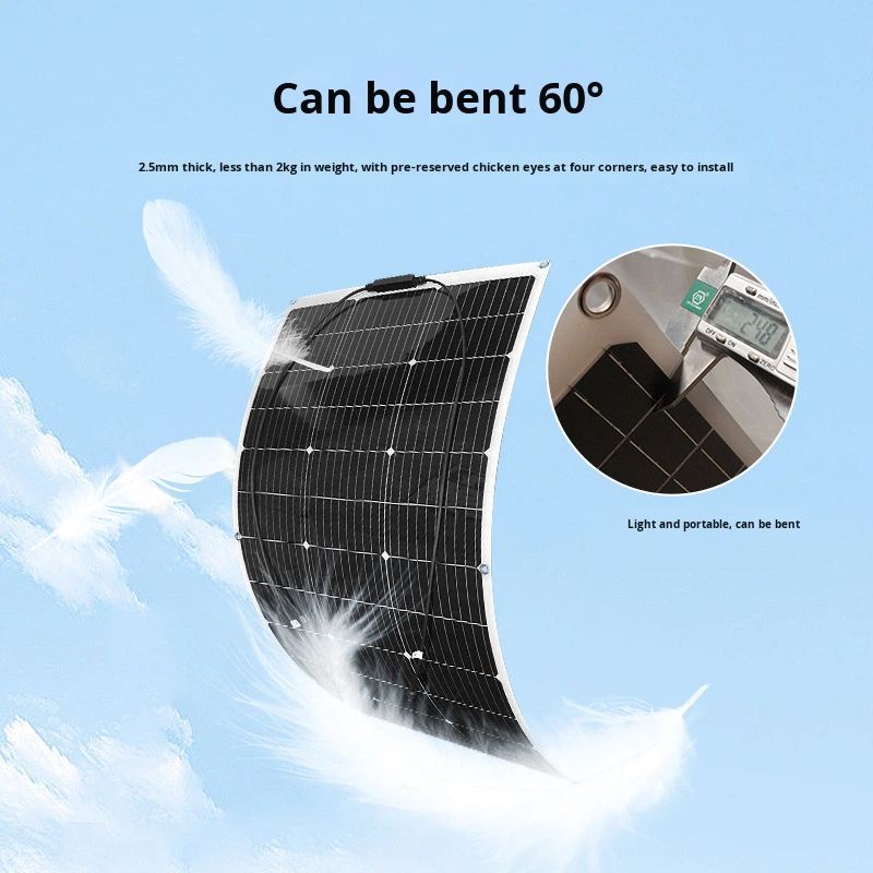 400/300/200/100ワットのフレキシブルソーラーパ - Rv Solar Kit 400W のレビューと価格
